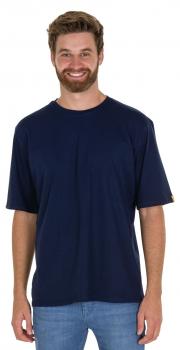 T-Shirt ESD, Kurzarm, dunkelblau, HQ