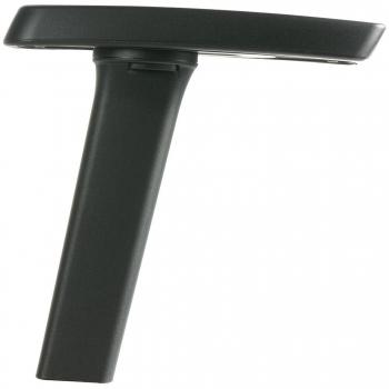 The image shows a black handle with a wide, flat top and a narrow, vertical stem. The handle has an ergonomic shape and a smooth surface.
