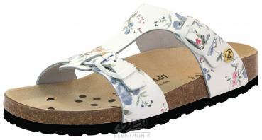 Pantolette NEW-FORM DPV-komfort flower/weiss