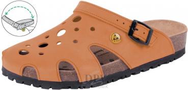 Damen-Clog AIR DPV-komfort mit Blattlochung ESD orange