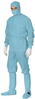 Reinraum-Overall hellblau ESD