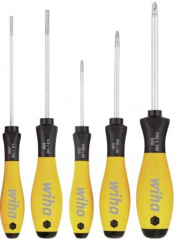 Schlitz/Phillips ESD-Schraubendreher-Satz 5-tlg. 302