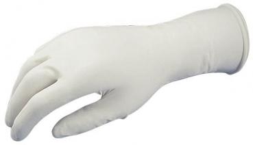 Latex Reinraum-Handschuhe Fingerkuppen texturiert