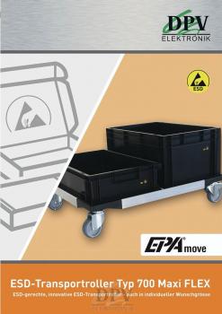 EPAmove® - ESD-Transportroller Typ 700 Maxi FLEX