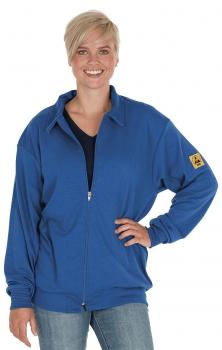 Sweatjacke royalblau, XS-3XL ESD