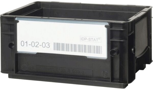 KANBAN-Sichthülle ESD IDP-STAT, transparent für Eurobehälter
