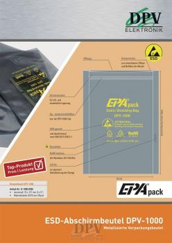 EPApack® ESD Abschirmbeutel DPV-1000