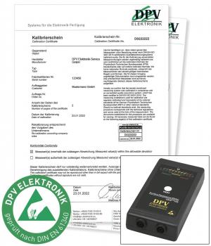 Kalibrierung für Oberflächenmessgerät SRM 110
