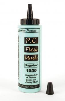 A bottle with a turquoise liquid that has a long, black dispenser head. It reads in black lettering 