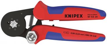 Selbsteinstellende Crimpzange mit Sechskantcrimp