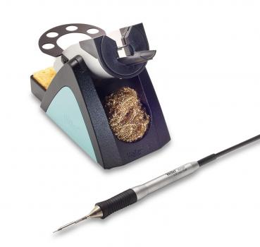 The image shows a sleek, silver device with a smooth, cylindrical end and an attached black cable. It is a sensor or measuring instrument.