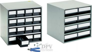 ESD-Magazin B300, mit 16 Schubladen