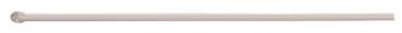 The image shows a long, narrow rod in a light shade. It has a small, round bulge at one end, while the rest is straight and even.
