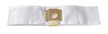The image shows a medical aid: A white, textured pad with a central, round hole. It is secured with an adhesive strip.