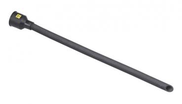 The image shows a long tool with a thin, round end and a wider, flat head. It is black and made of metal or plastic, possibly an insert for a specific type of device.