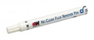 The image shows a white marker with a broad tip. On the surface, it reads 