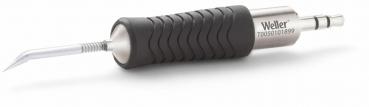 The image shows a tool with an ergonomically shaped, rubberized handle and a long, narrow metal tip. The handle has a ridged pattern for better grip.