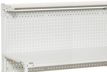 The image shows a rectangular board with many small, evenly distributed square holes. The base color is light, and the holes are white. It appears modern and simple.