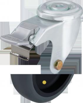 ESD-Lenkrollen mit Rückenloch - "stop-fix" 600, Tragkraft 110 kg