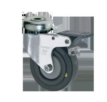 ESD-Apparate-Lenkrolle mit Rückenloch 550 - Doppelstopp, Tragkraft 65 kg