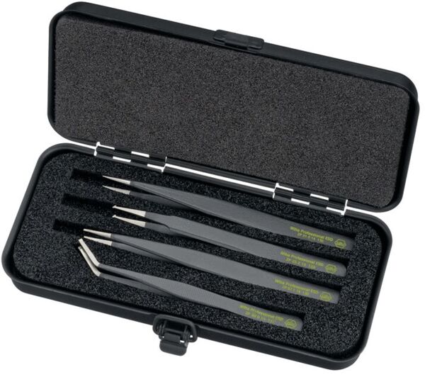 SMD-Pinzettensatz Professional ESD 4tlg.