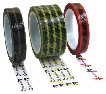 Klebeband, ableitfähig 48 mm x 66 m schwarz/transparent