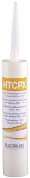 The image displays a narrow, white tube with a long, pointed tip. The tube is labeled "HTCPX" and includes instructions for use.