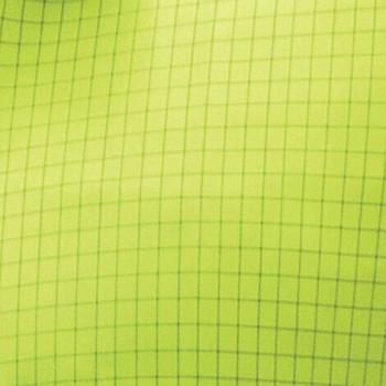 The image shows a bright green surface with a fine, regular grid pattern of blue lines. The squares are uniform and clearly structured.