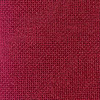 The image displays a uniform fabric in deep red, with a fine texture and consistent structure, giving it a soft, slightly rough feel.