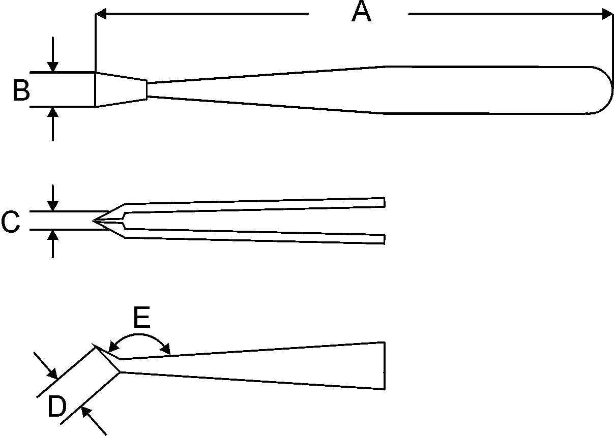 ESD Plastic tweezers 705.CF DPV ElektronikService GmbH