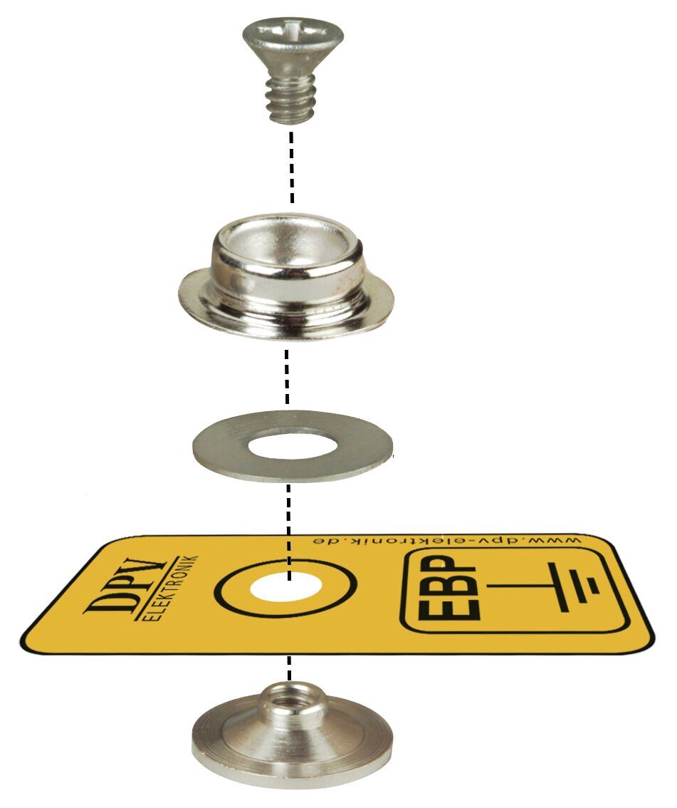 Universal-Druckknopf-Kit 2, DK 10 mm, Typ DPV - DPV Elektronik