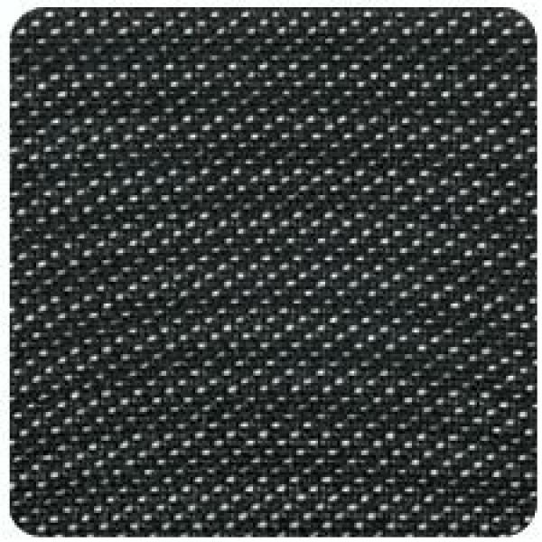 The image displays a dark, textured fabric surface. The fabric texture is fine-grained and uniform, with small, bright spots creating a subtle contrast.