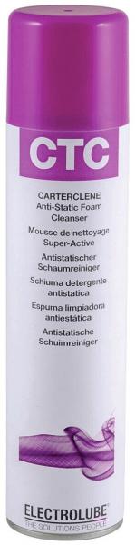 Das Bild zeigt eine Sprühdose mit lila Deckel und weißem Körper. Auf der Vorderseite steht ?CTC? in großen Buchstaben und es sind verschiedene Beschreibungen und Anwendungshinweise aufgedruckt.