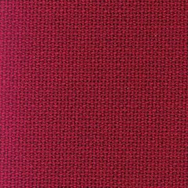 The image displays a uniform fabric in deep red, with a fine texture and consistent structure, giving it a soft, slightly rough feel.
