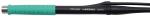 Preview: The image shows the handle of a soldering iron. The handle is green with a non-slip texture and has a black, sleek shape. A cable runs along the top, connecting to the iron.