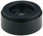 Preview: The image shows a black, cylindrical object with a slightly recessed opening in the center. The surface is smooth and matte. It consists of at least two parts that interlock.