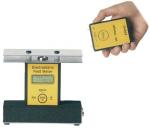 Preview: The image shows an electrostatic measuring device, consisting of a large, stable base unit with a display and a handheld sensor. Both are designed in yellow and black.