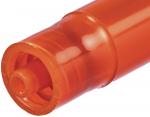 Preview: Das Bild zeigt einen orangefarbenen Marker. Der Körper des Markers ist länglich und hat eine glatte Oberfläche. Die Spitze ist rund und ebenfalls orange, mit einem Öffnung in der Mitte.