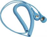 Preview: The image shows a few blue, spiral cables with two round connectors at one end. The cables are flexible and curve gracefully.