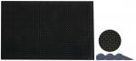 Preview: The image shows a large, black mat with many small bumps in a uniform pattern. Next to it is a small round mat and a triangular element, also in black.