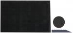 Preview: The image shows a black mat with many small, raised dots. On the right side, there is a small, round area in a similar design, as well as a rounded corner piece.