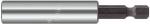 Preview: The image shows a metallic bit for a screwdriver. It is cylindrical with a smooth, shiny surface and has a hexagonal connection at one end.