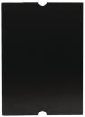 Preview: The image shows a black, rectangular area with rounded corners. At the top center, there is a circular cutout. The background is uniformly dark.