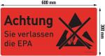 Preview: The image shows a red sign with the inscription 