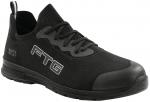 Preview: The shoe is a black sneaker made of breathable material with a non-slip sole. It has a seamless, sporty shape and is equipped with a reinforced toe cap.