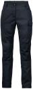 Preview: The image shows a black pair of pants with a straight cut. It features a zipper and a button placket. There is a large pocket on the side. The pants are made of durable material.