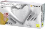 Preview: Die Verpackung zeigt eine Schachtel mit durchsichtigen PVC-Handschuhen. Zwei Hände formen ein Herz auf der Vorderseite, während die Produktinformationen darüber und darunter gedruckt sind.