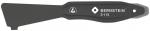 Preview: The image shows a black spatula with a wide, flat blade and an ergonomic handle. The blade is printed with 