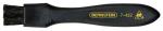 Preview: The image displays a black brush with a flat, wide handle and fine bristles. On the handle, 