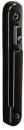 Preview: The image shows a long, narrow, black object that resembles a door handle or a hardware part. It has a smooth surface with two visible screws.
